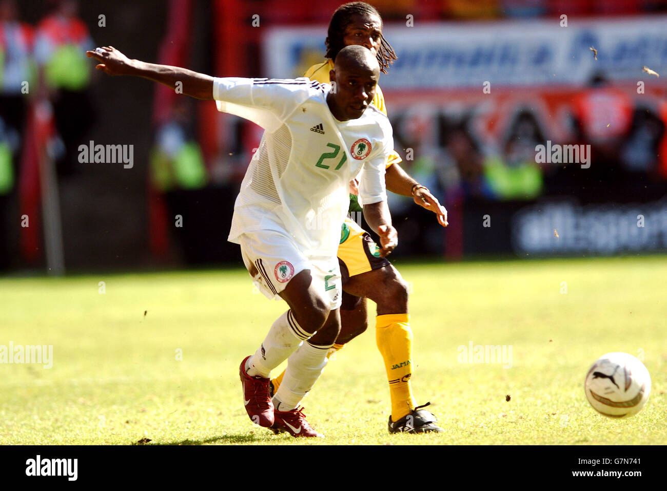 Soccer - International Friendly - Jamaica v Nigeria Stock Photo