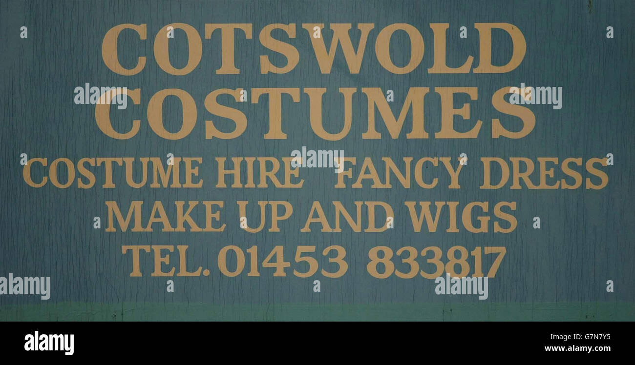 Cotswold Costumes in Nailsworth Stock Photo