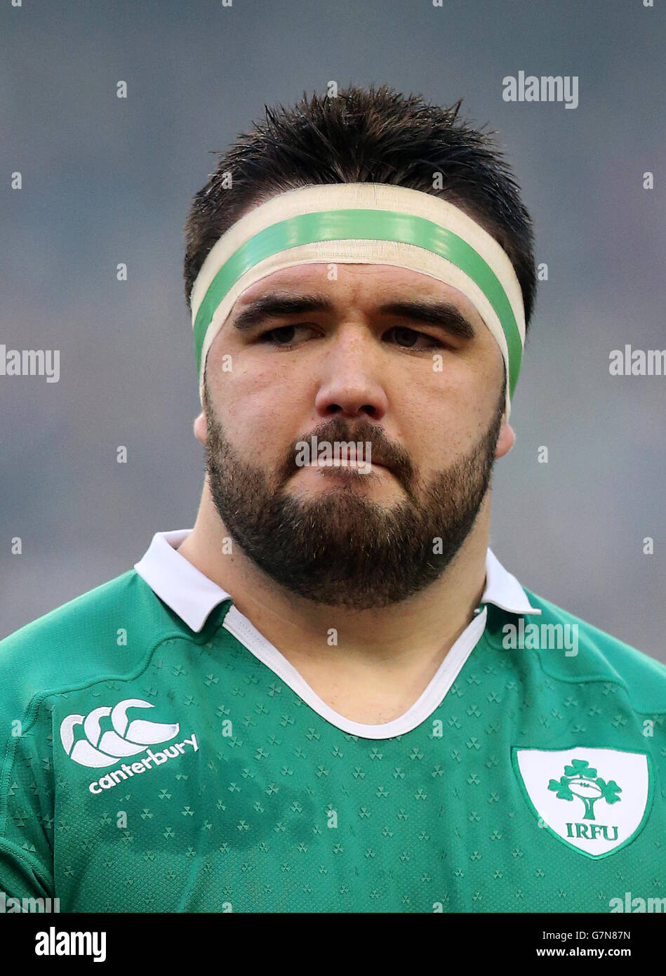 Rugby Union - 2015 RBS Six Nations - Ireland v France - Aviva Stadium. Ireland's Martin Moore during the 6 Nations match at Aviva Stadium, Dublin. Stock Photo