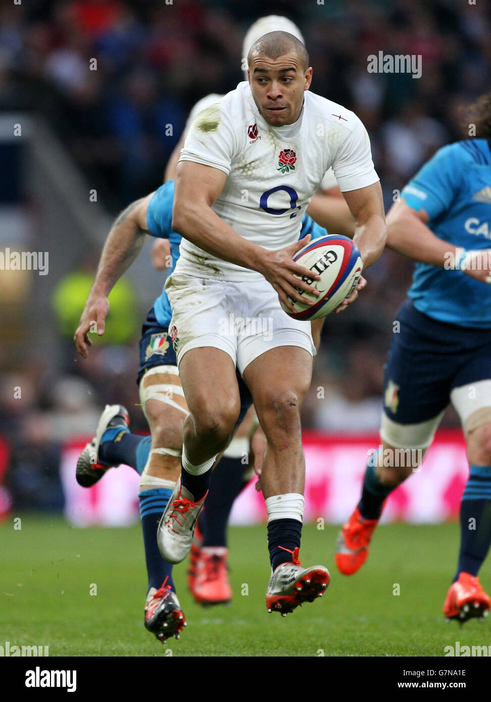 Rugby Union - 2015 RBS Six Nations - England v Italy - Twickenham Stock Photo