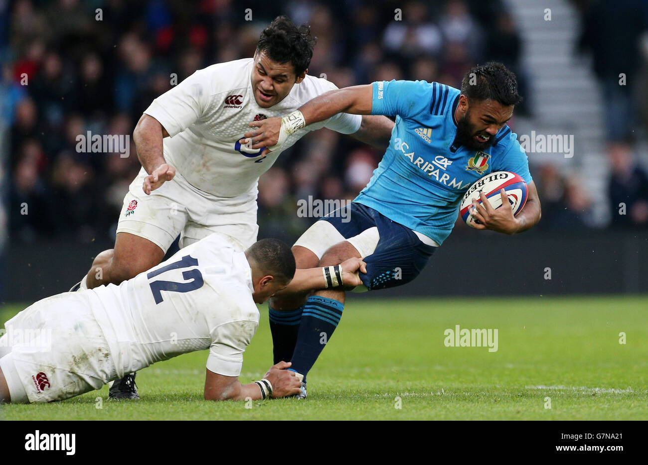 Rugby Union - 2015 RBS Six Nations - England v Italy - Twickenham Stock Photo