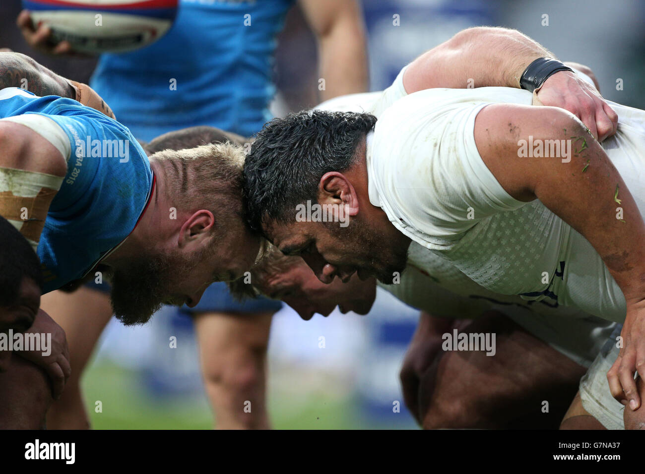 Rugby Union - 2015 RBS Six Nations - England v Italy - Twickenham Stock Photo