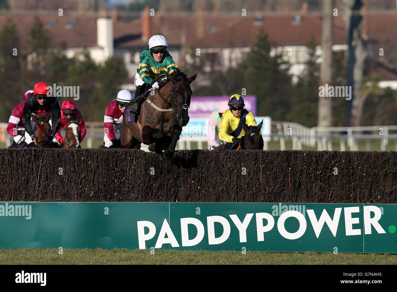 Horse Racing - Hennessy Gold Cup Day - Leopardstown Racecourse Stock Photo