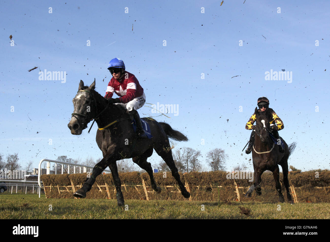 Horse Racing - Hennessy Gold Cup Day - Leopardstown Racecourse Stock Photo