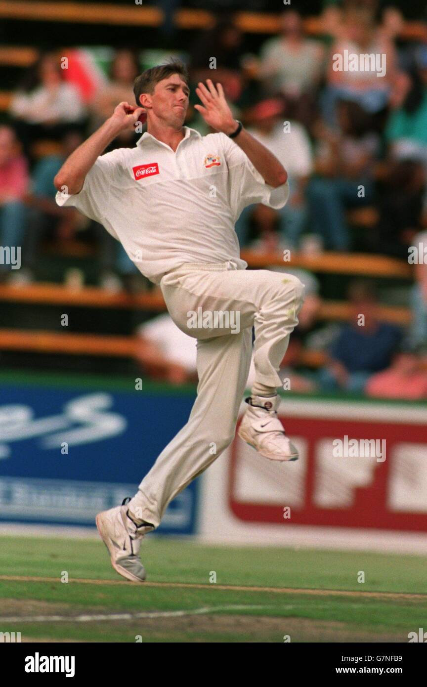 International Cricket. South Africa v Australia. Glenn McGrath - Australia  Stock Photo - Alamy