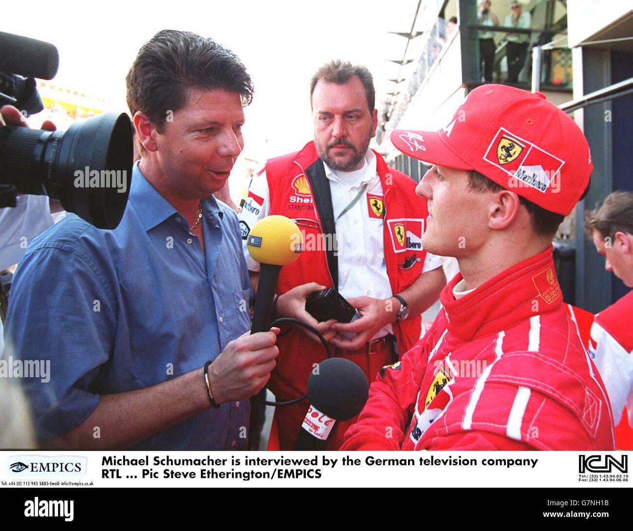 Motor Racing Australian Grand Prix. Michael Schumacher is