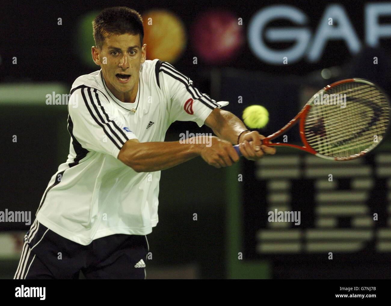 Tennis Australian Open 2005 Men's First Round Stock Photo