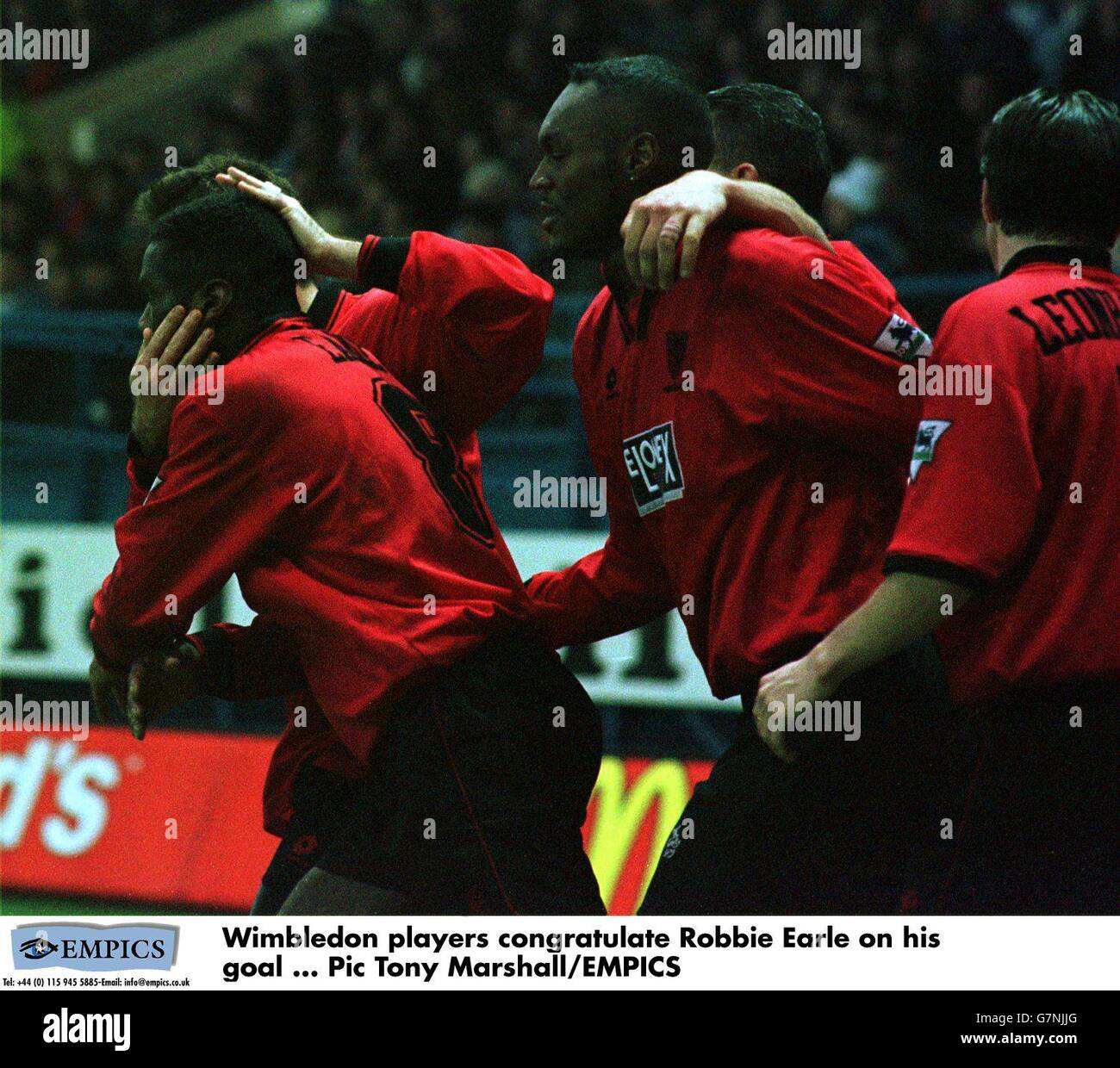 SOCCER, F.A.Cup, Sheffield Wednesday v Wimbledon Stock Photo