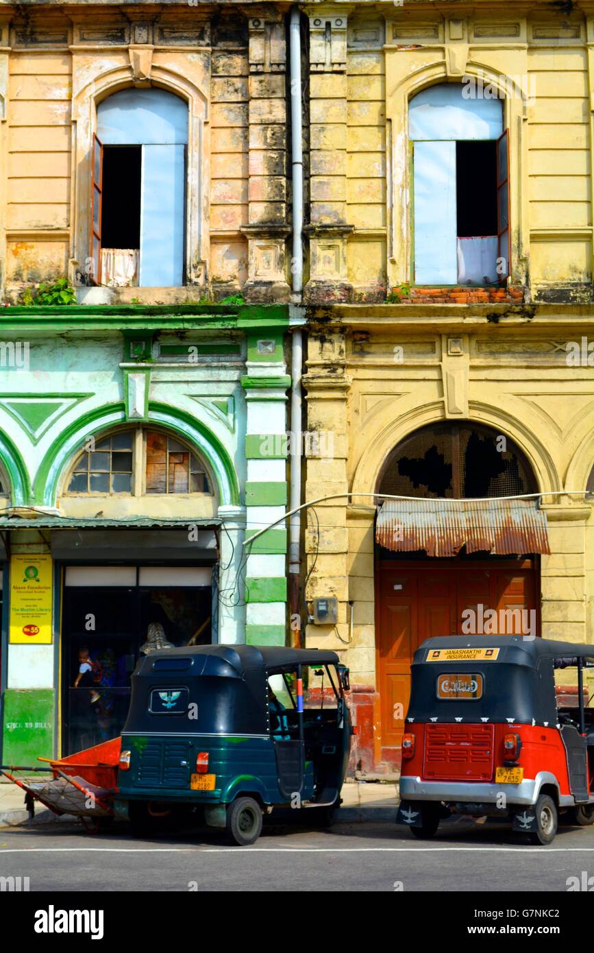 colourful house in colombo sri lanka Stock Photo Alamy