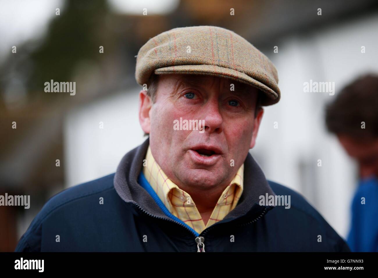 Horse Racing Nicky Henderson Stable Visit Seven Barrows. Trainer
