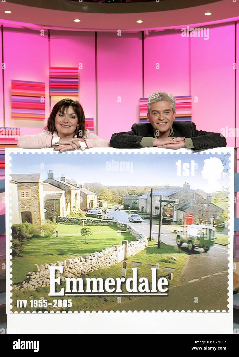 ITV's This Morning presenters Phillip Schofield and Lorraine Kelly pose