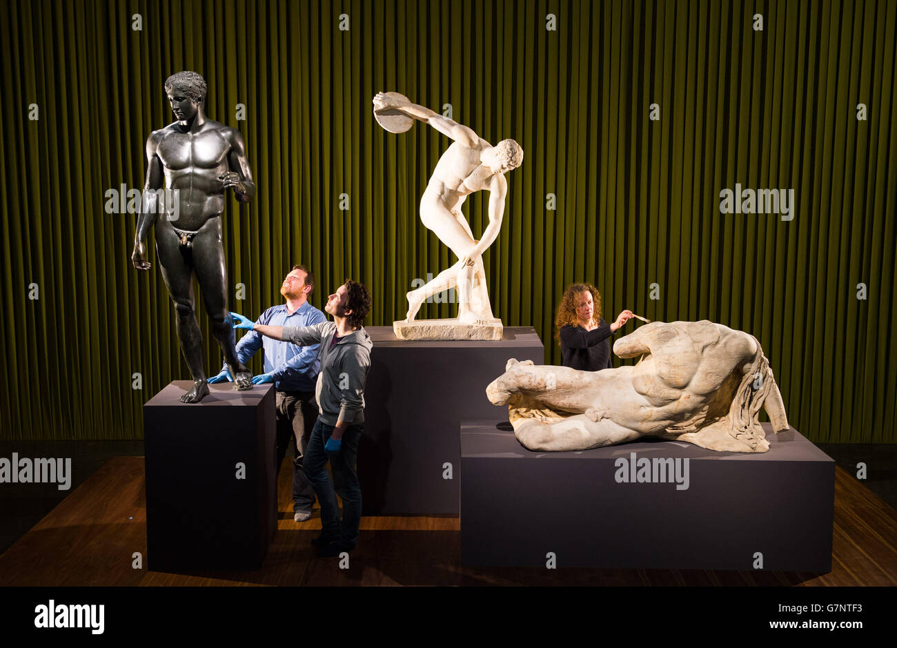Defining Beauty: the Body in Ancient Greek Art exhibition Stock Photo
