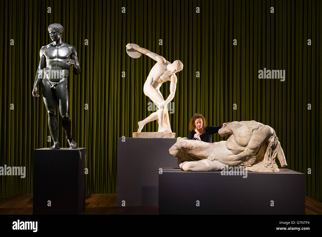 Defining Beauty: the Body in Ancient Greek Art exhibition Stock Photo