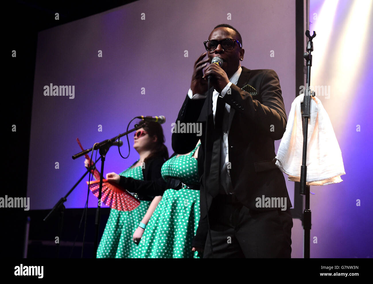 Blind arcade at the marks friends gig at the forum hires stock