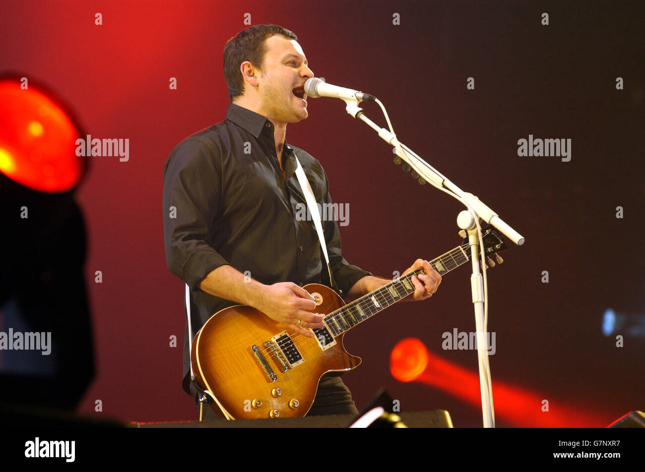 Tsunami Relief Concert Millennium Stadium. James Dean Bradfield of
