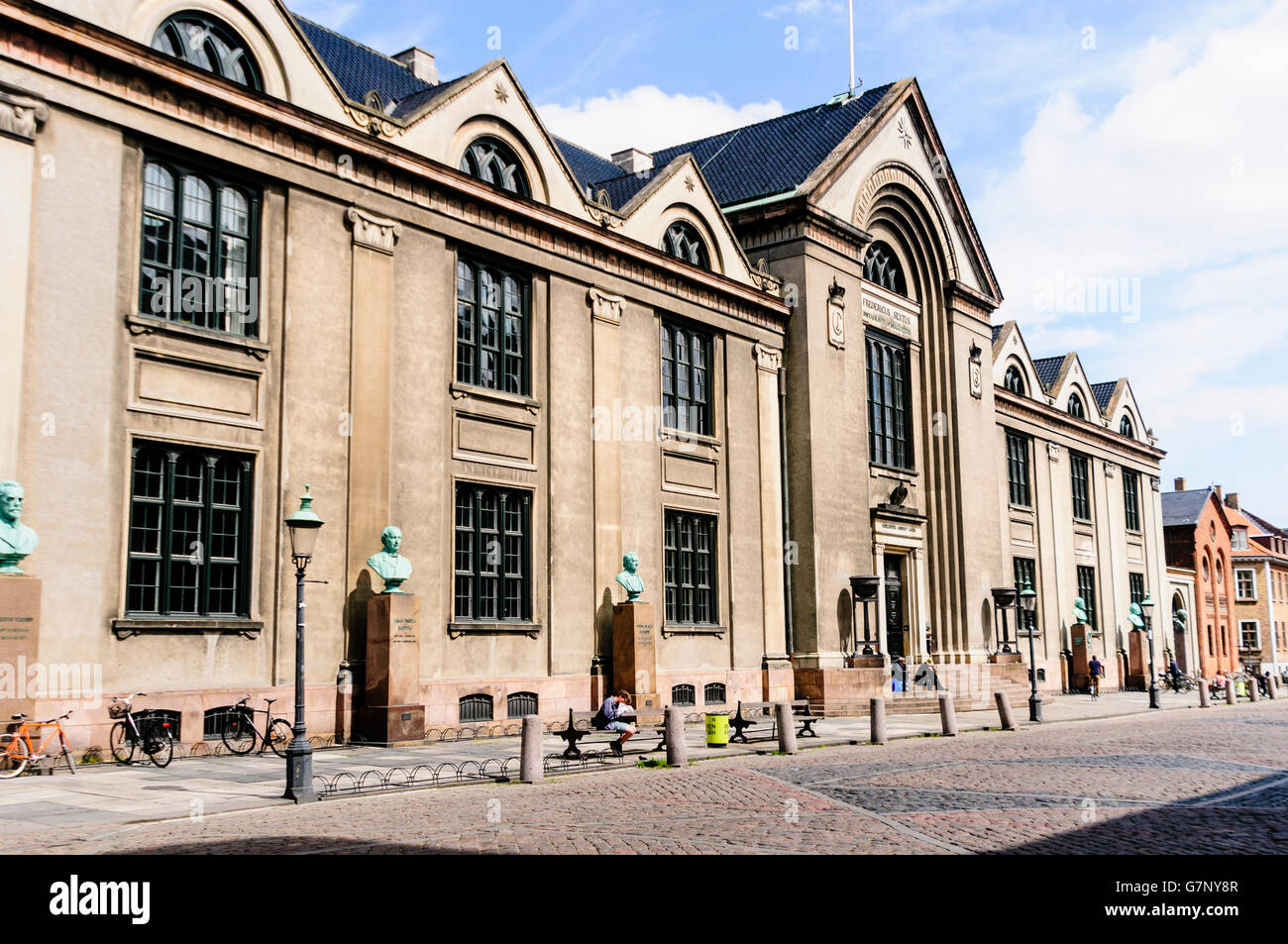 Main building of Copenhagen University. Stock Photo