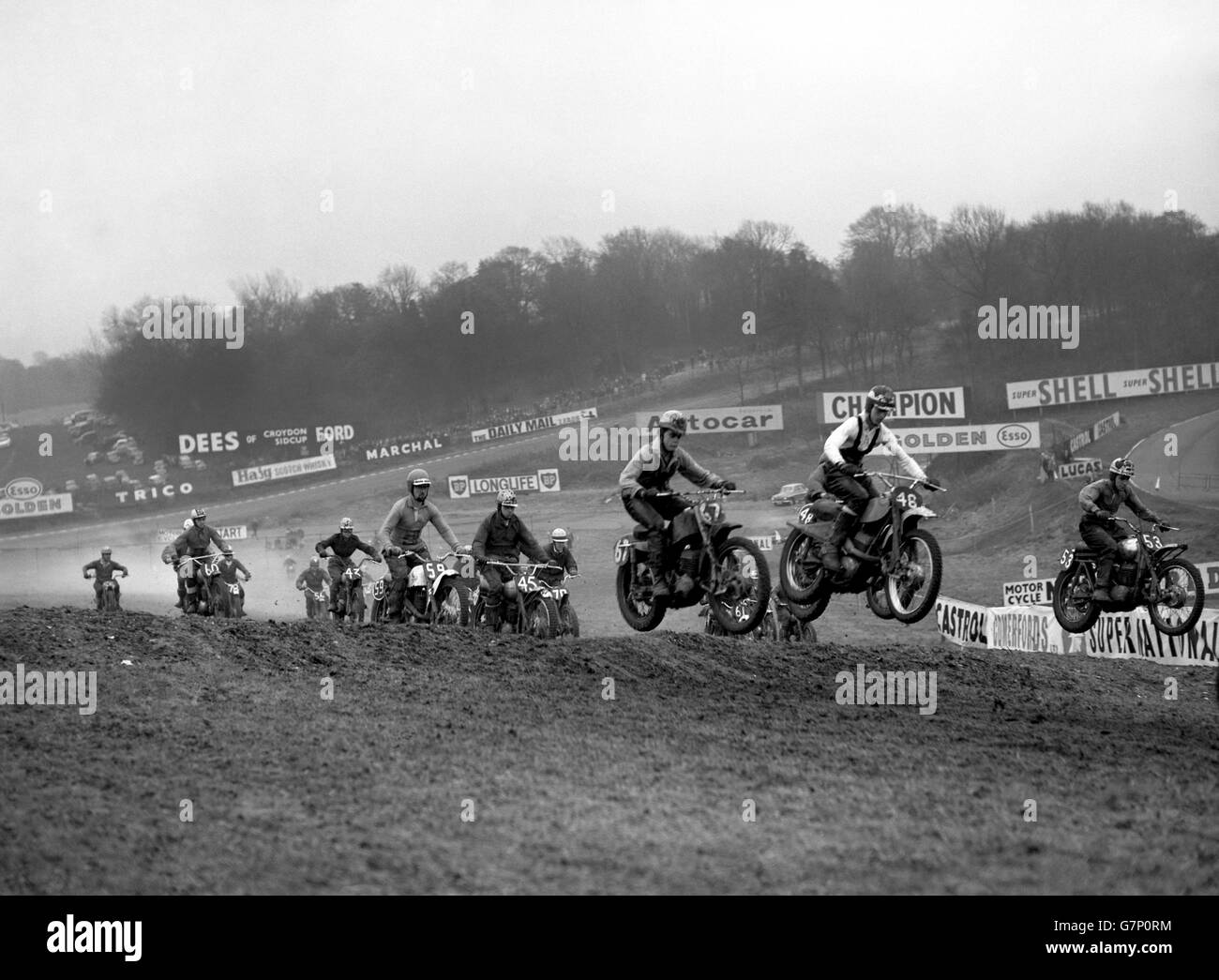 Motor Sport Motorcycle Scramble Brands Hatch, Kent Stock Photo Alamy