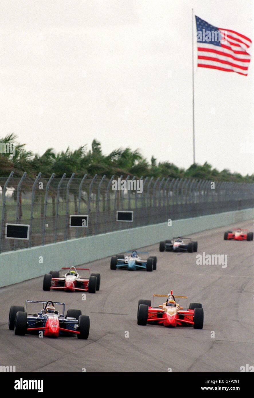 Motor Sports Indycar Racing Marlboro Grand Prix Of Miami Stock