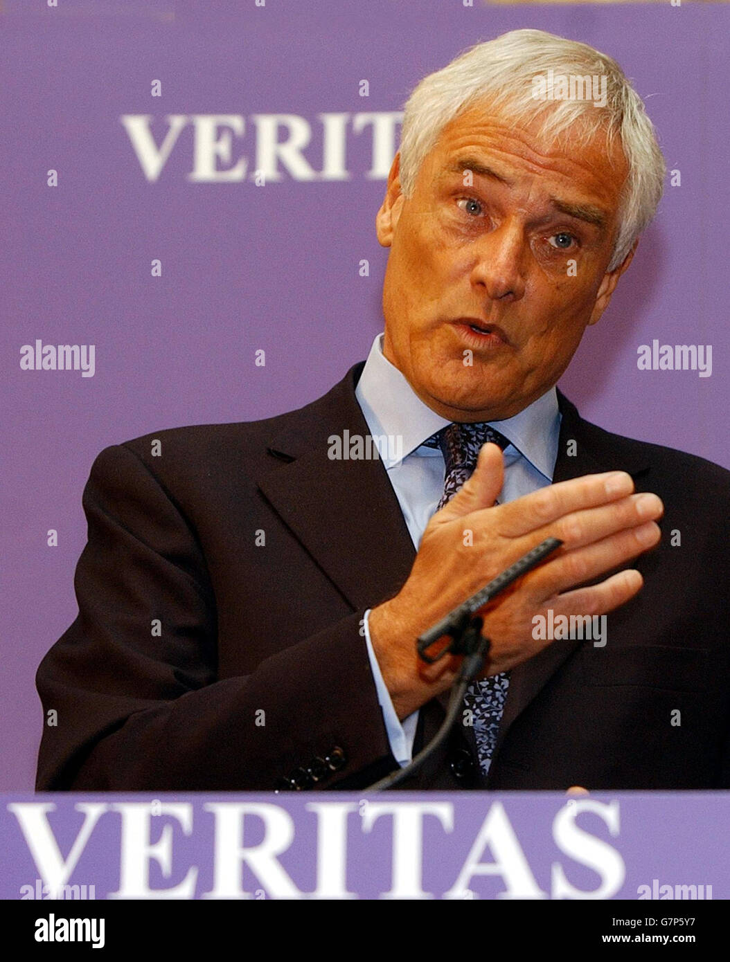 Robert KilroySilk launches his new political party, Veritas, during a