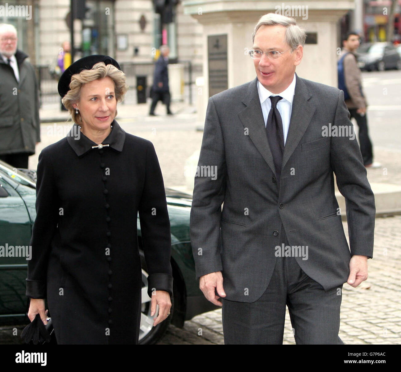 Hrh the duke of gloucester and the duchess of gloucster hi-res stock