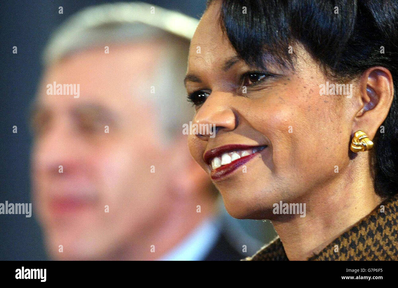 Condoleezza Rice and Jack Straw Stock Photo - Alamy