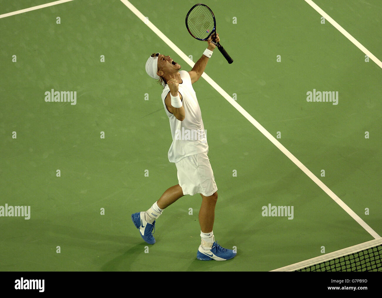 Tennis Australian Open 2005 Men's Quarter Finals Stock Photo Alamy