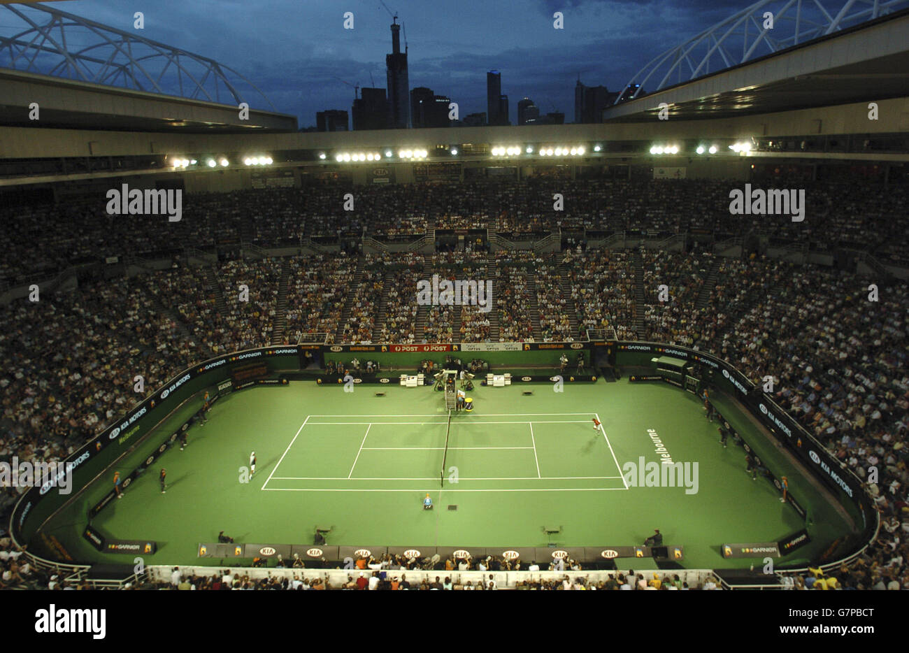 Tennis Australian Open 2005 Men's Quarter Finals Stock Photo Alamy