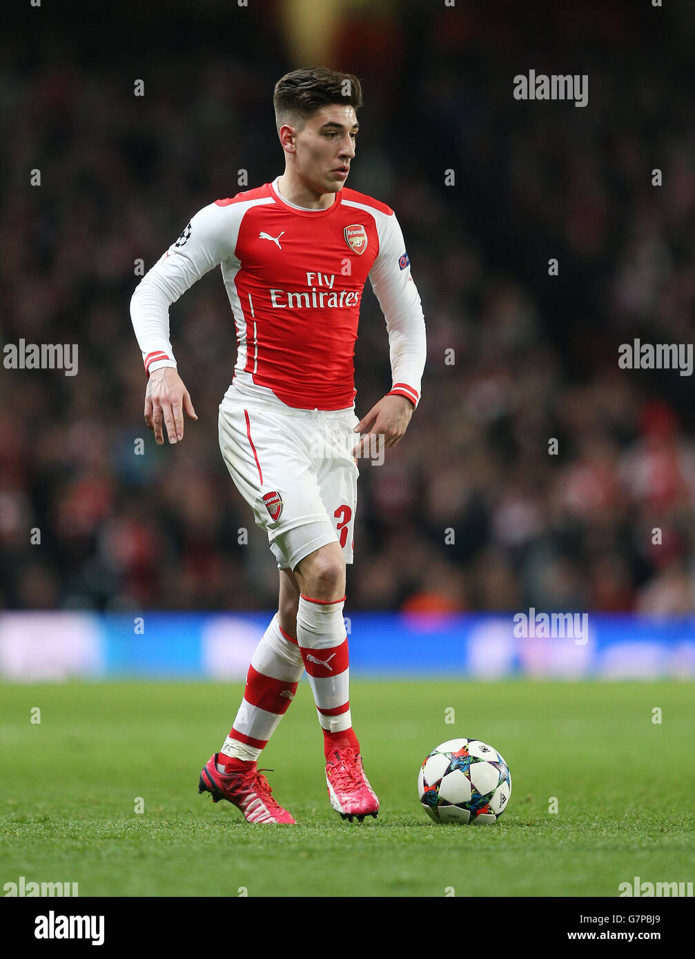 Soccer - UEFA Champions League - Round of 16 - First Leg - Arsenal v Monaco - Emirates Stadium Stock Photo
