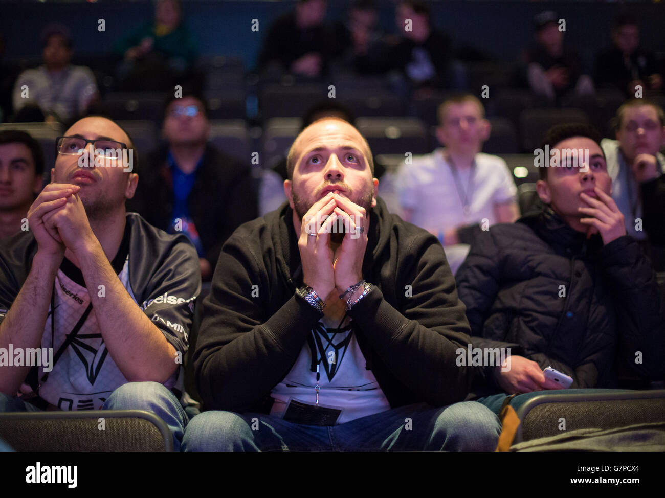 The audience watch teams compete during the Call of Duty European