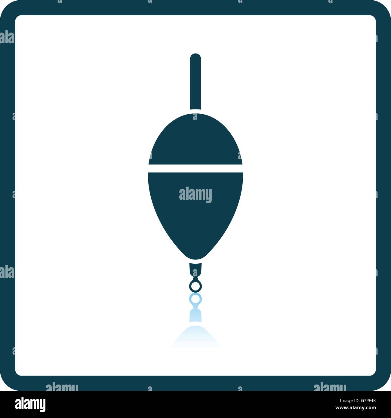 Icon of float . Shadow reflection design. Vector illustration Stock ...