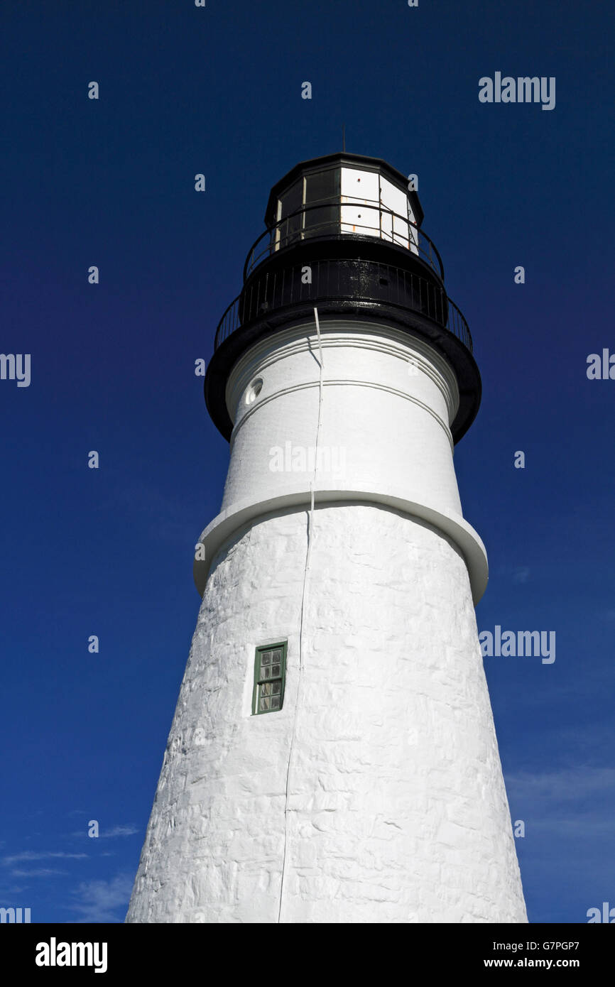 Portland Head Light, Cape Elizabeth, Maine, USA Stock Photo