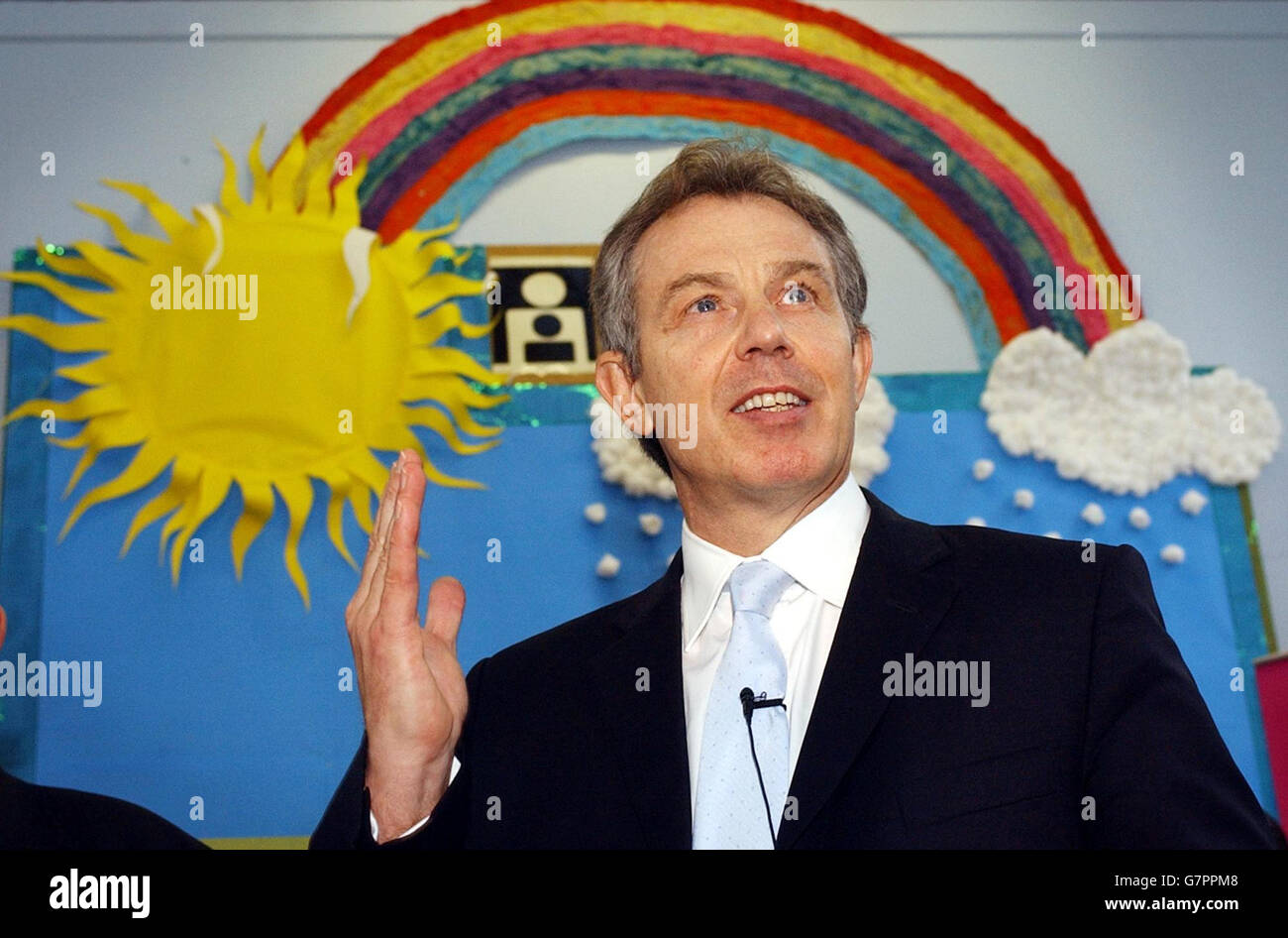 Tony Blair - General Election Pledges Stock Photo - Alamy