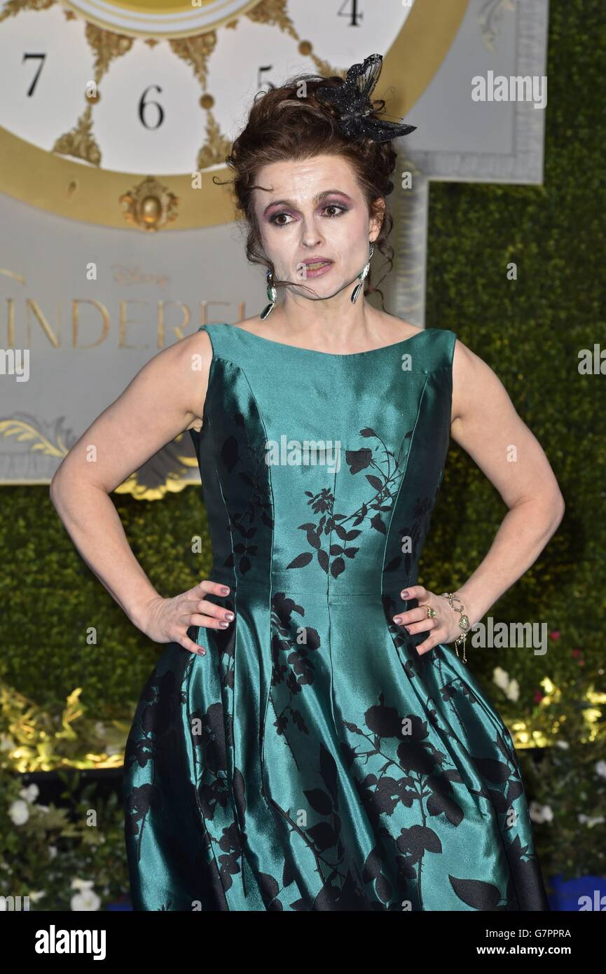 Helena Bonham Carter attending the UK premiere of Disney's Cinderella