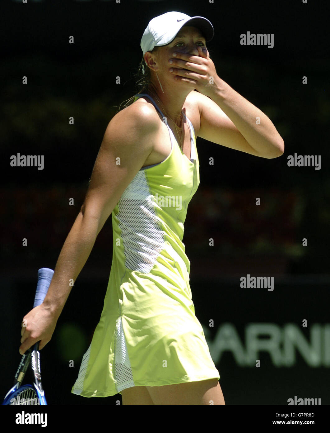 Tennis Australian Open 2005 Women's Quarter Finals. Russia's Maria