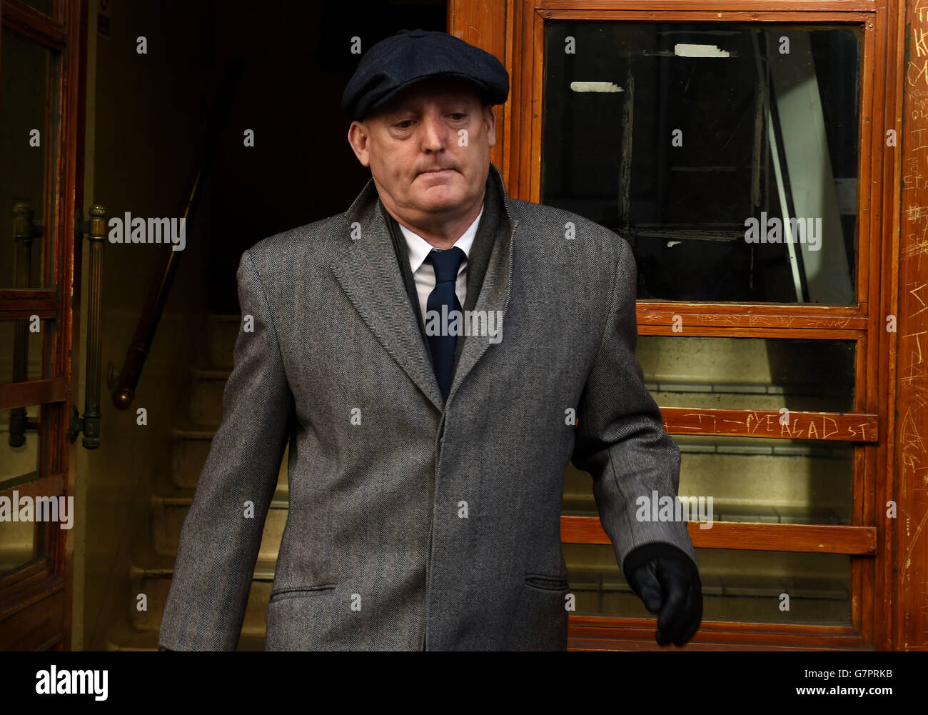 Football agent Tony McGill leaves Newcastle Magistrates Court having