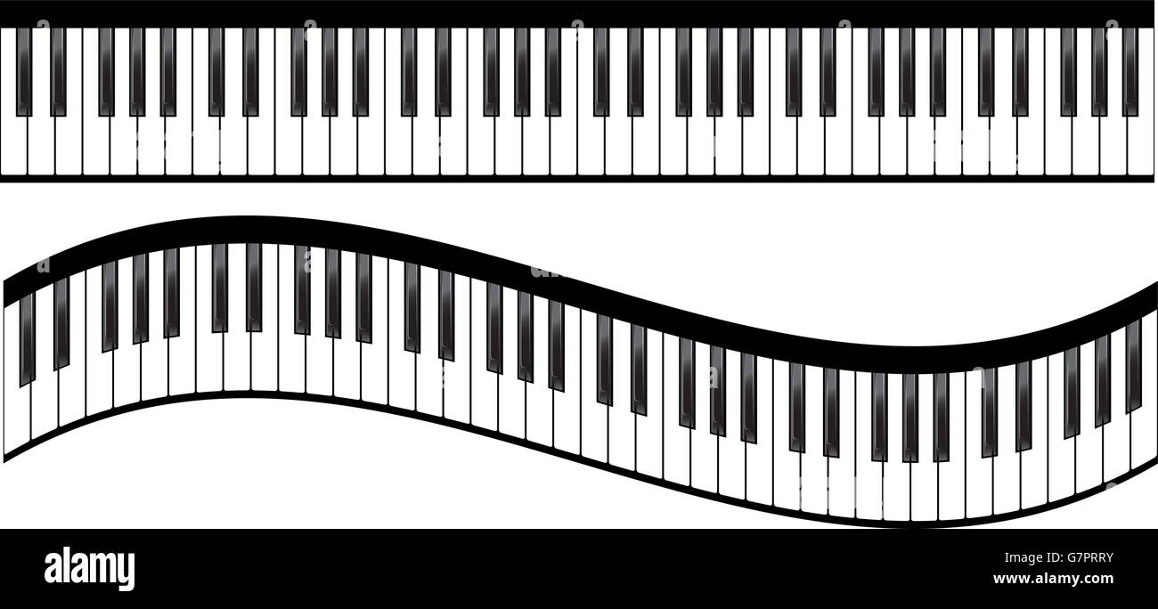 Piano keyboards set Stock Vector Image & Art Alamy