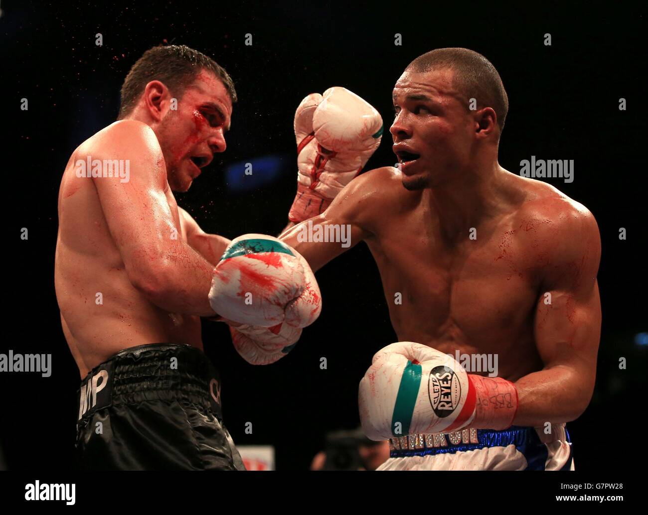 London O2 Boxing Boxing - The O2 Arena. Chris Eubank Jnr (right) in action against ...