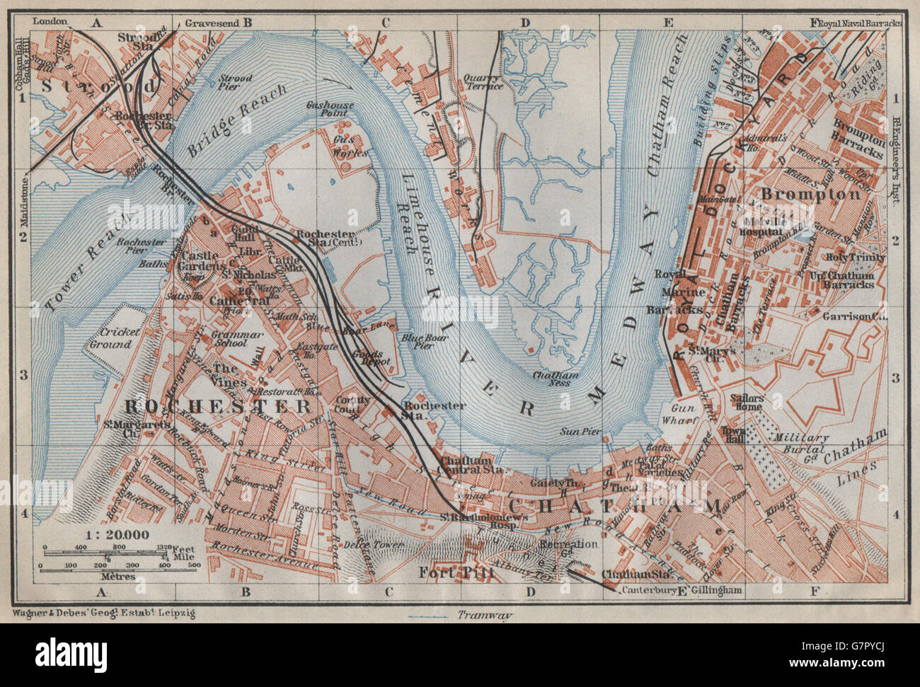 Old Street Maps Of Chatham Kent Chatham Kent Map High Resolution Stock Photography And Images - Alamy