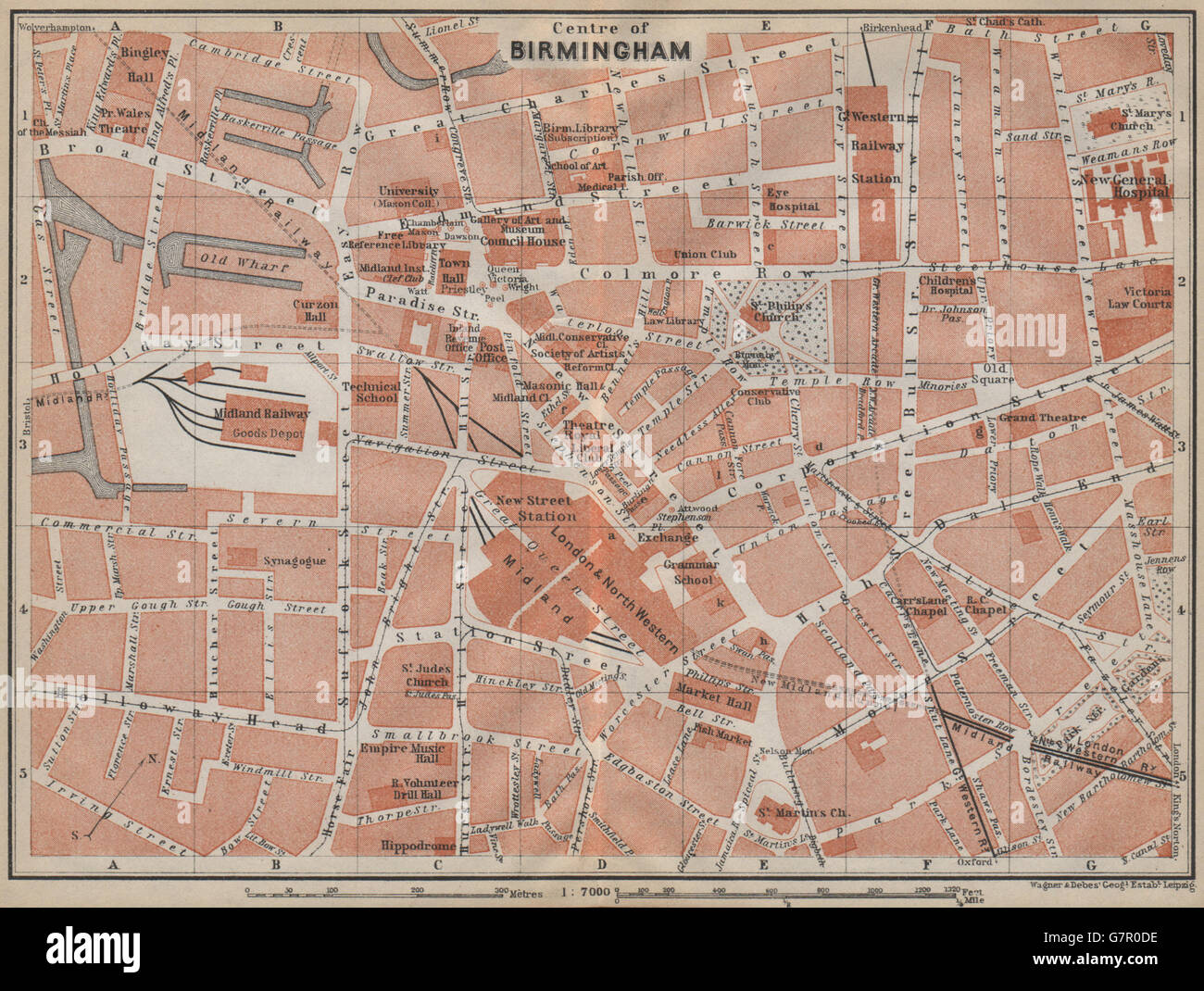 Birmingham City Centre Map Birmingham City Centre Map High Resolution Stock Photography And Images -  Alamy