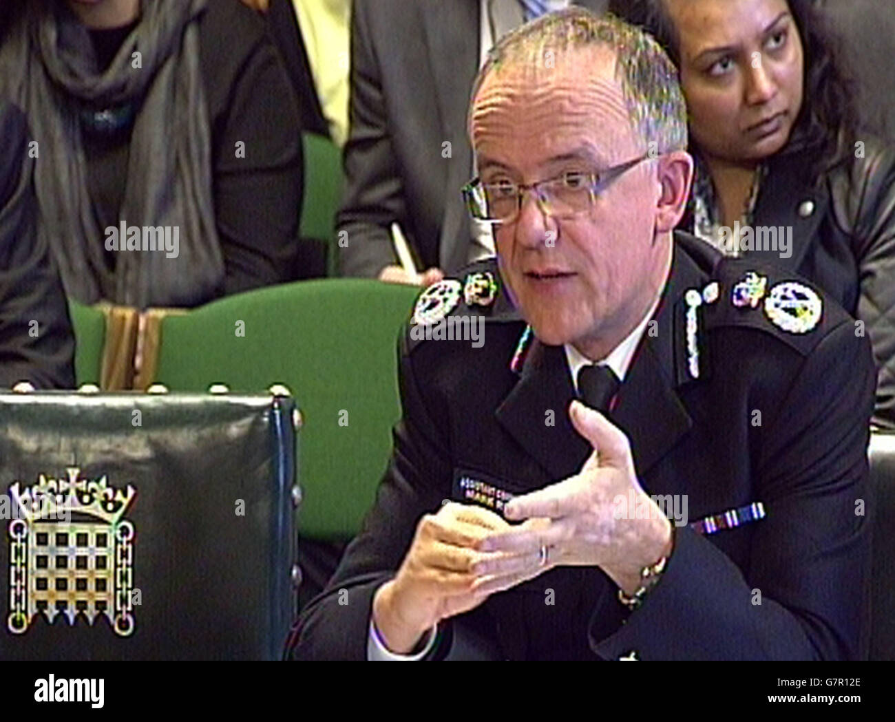 Mark Rowley Assistant Commissioner gives evidence to the Home Affairs Select Committee in the House of Commons, London, where Sir Bernard Hogan-Howe has apologised for failing to communicate more directly with the families of three teenage girls who are feared to have travelled to Syria to join Islamic State (IS) - but has insisted there was nothing more the force could have done to stop them from leaving. Stock Photo