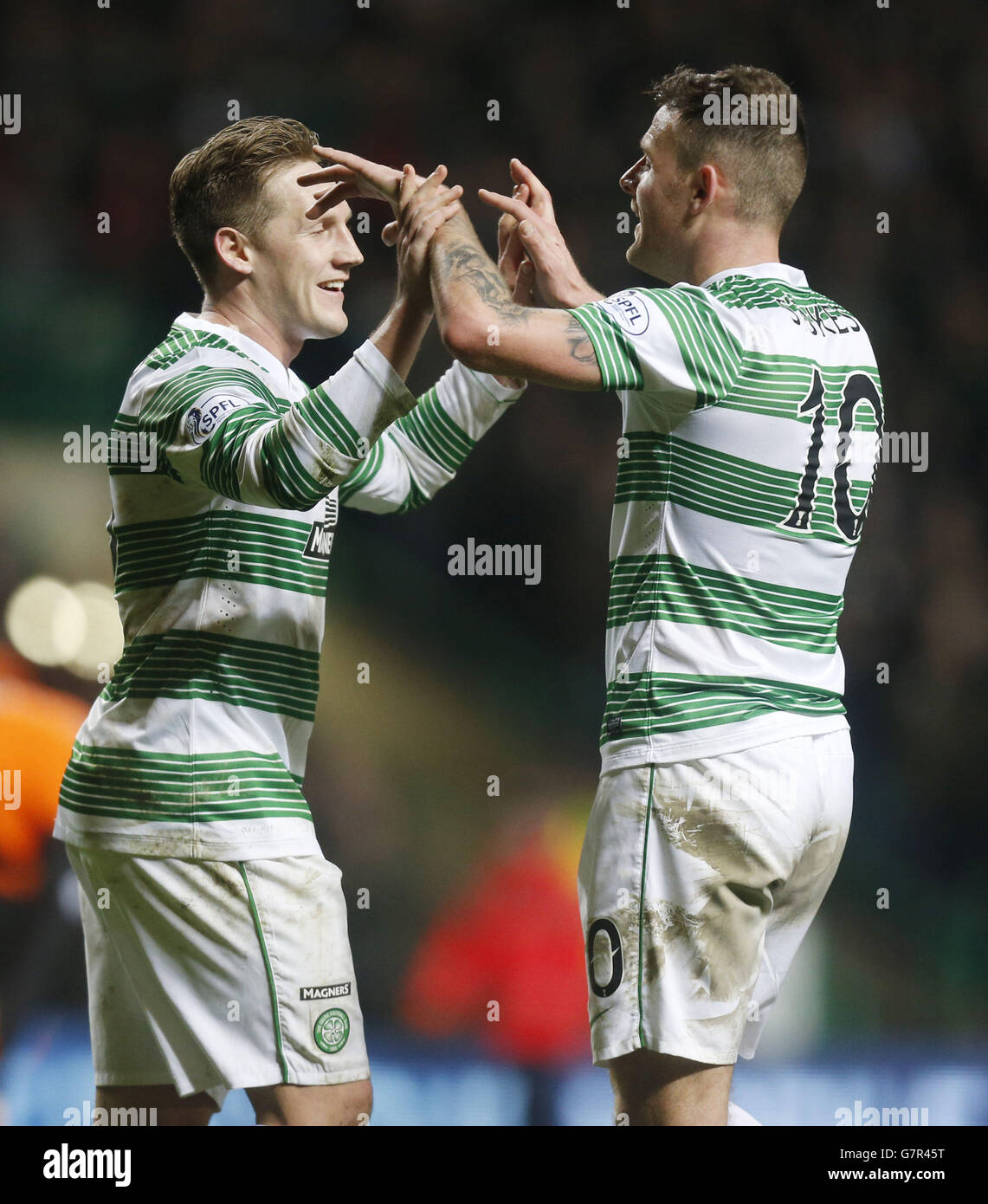 20.06.2013 Glasgow, Scotland. Joe Ledley during the Launch of the new Celtic  home kit for the 2013/14 Season Stock Photo - Alamy