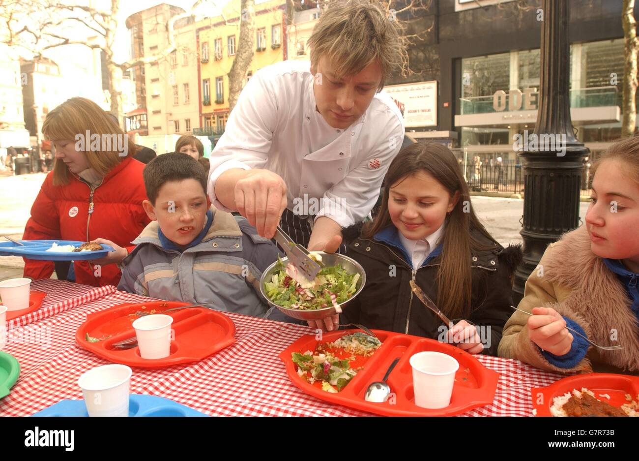 Jamie Oliver School Dinners High Resolution Stock Photography and