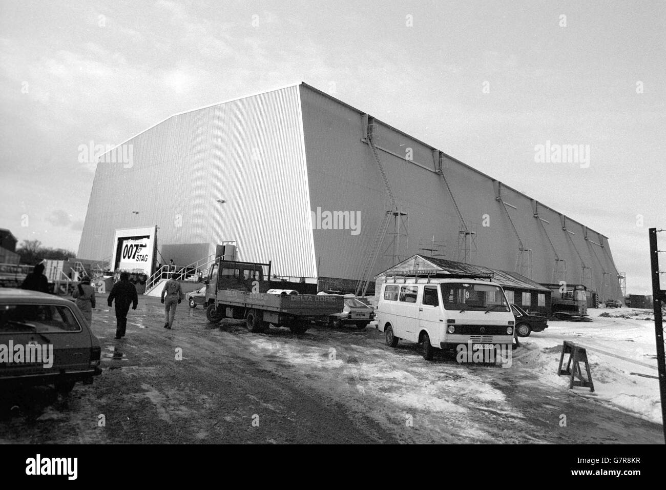 Film Pinewood Studios, Buckinghamshire. The James Bond film stage at