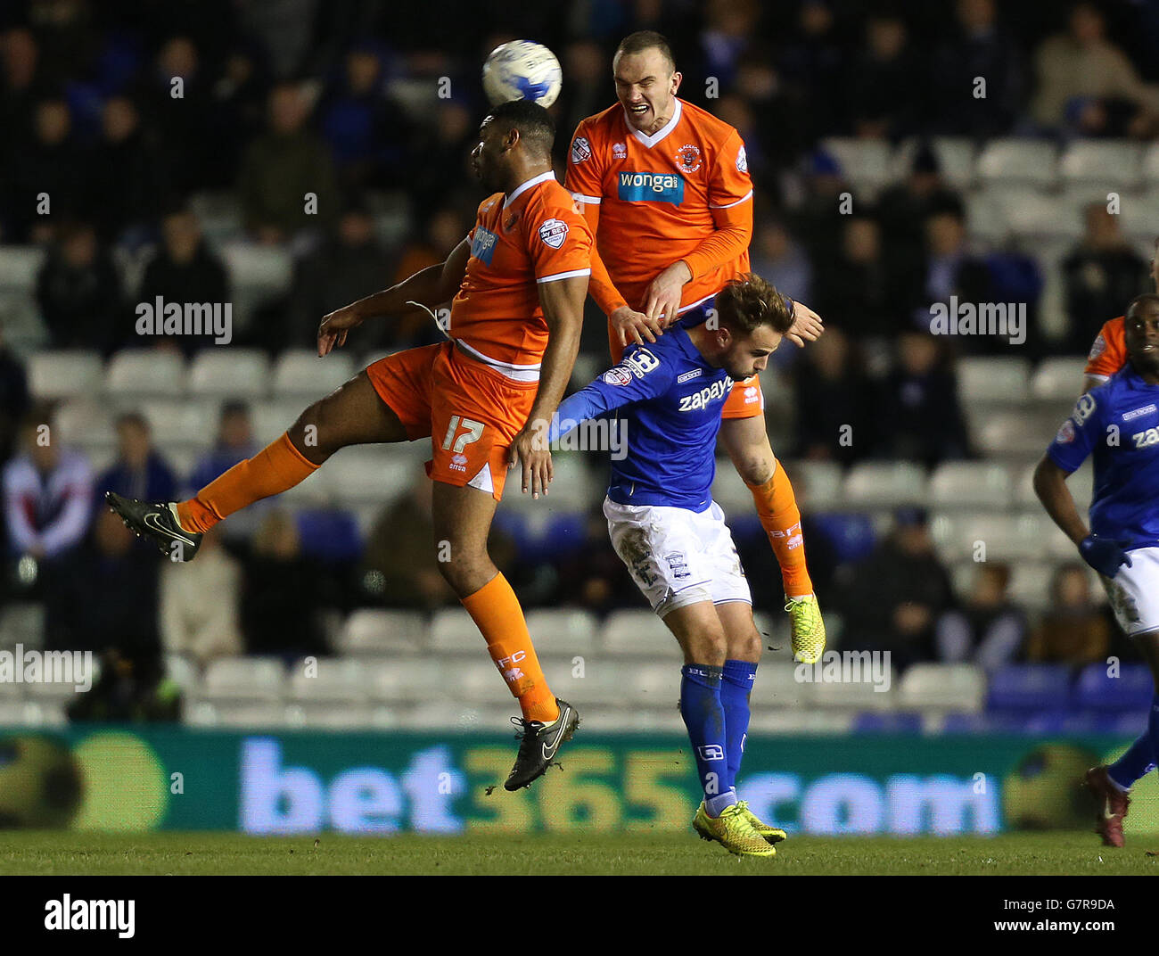 Birmingham citys andrew shinnie blackpools tom aldred miles addison hi