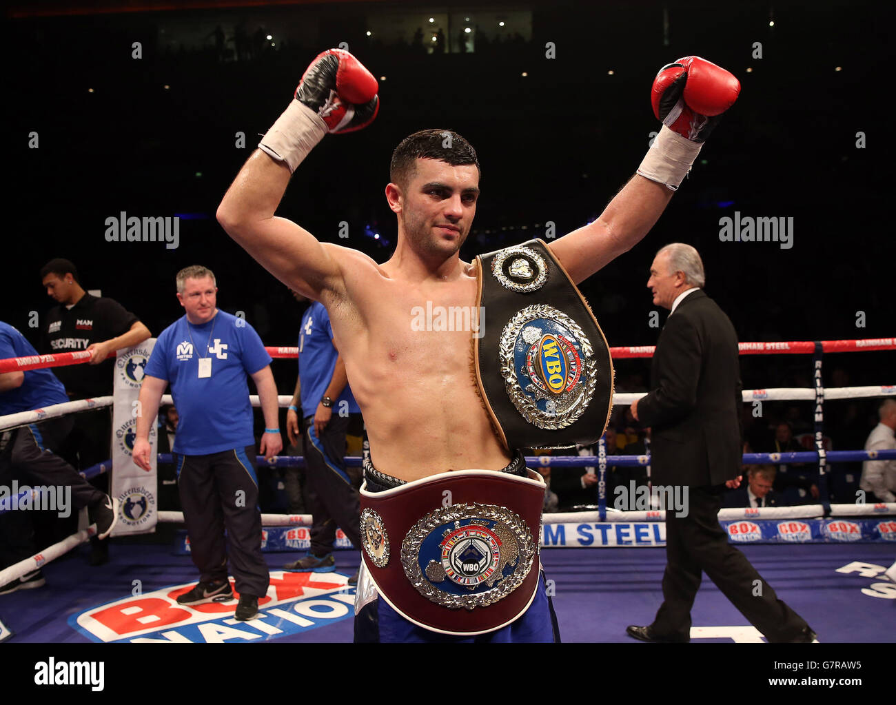 Boxing Liverpool Echo Arena Stock Photo Alamy