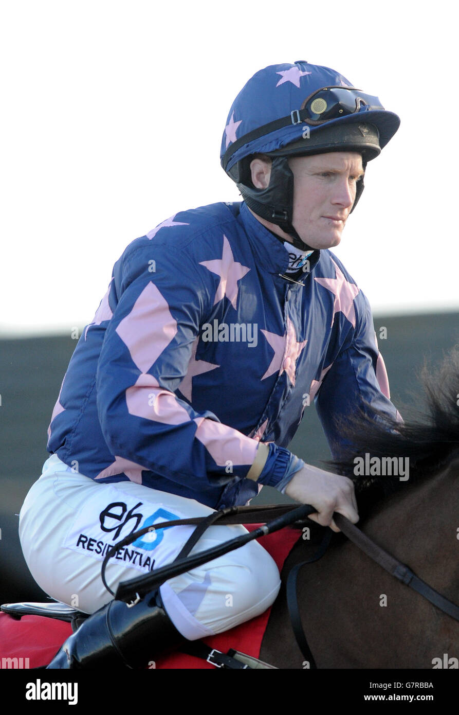 Charlie Poste Racing Jockey charlie poste at southwell racecourse hi-res stock photography ...