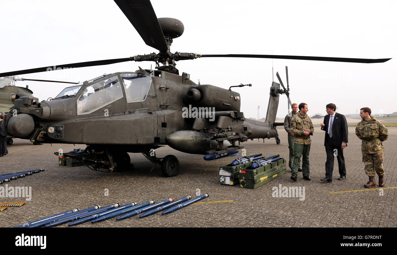 Defence Minister visit to RAF Benson Stock Photo Alamy