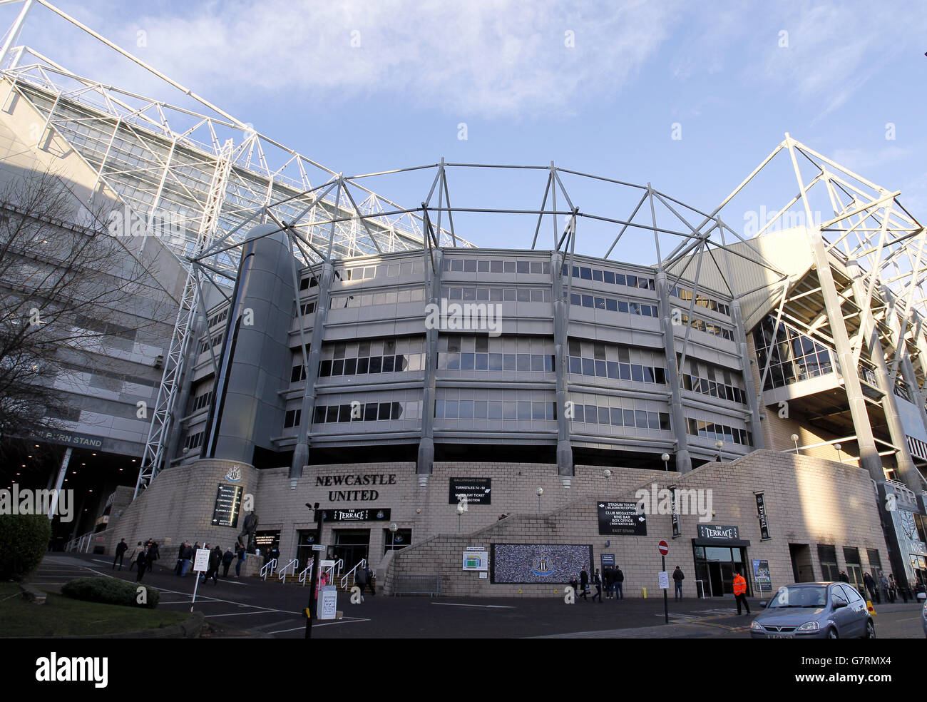 Soccer - Barclays Premier League - Newcastle United v Southampton - St James' Park. General view of St James' Park before the game Stock Photo