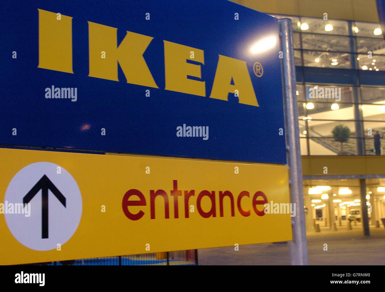The new IKEA store, which was forced to close due to overcrowding after