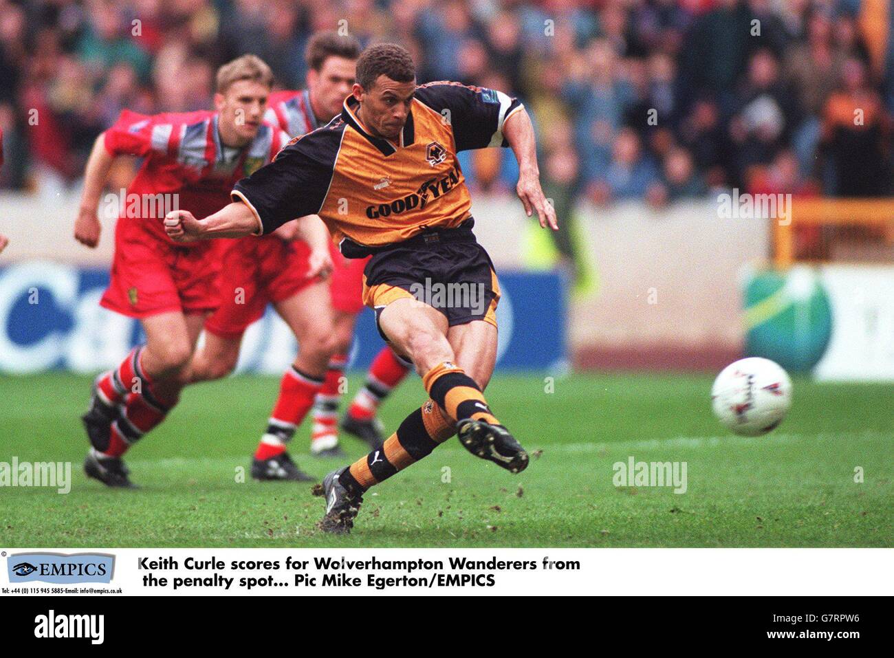 Curle Keith curle scores for wolverhampton wanderers from the penalty spot hi ...